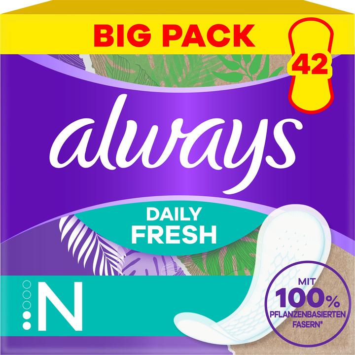 Produktbild Always Slipeinl Dail Fres pfl No BigP 42 (42 x)