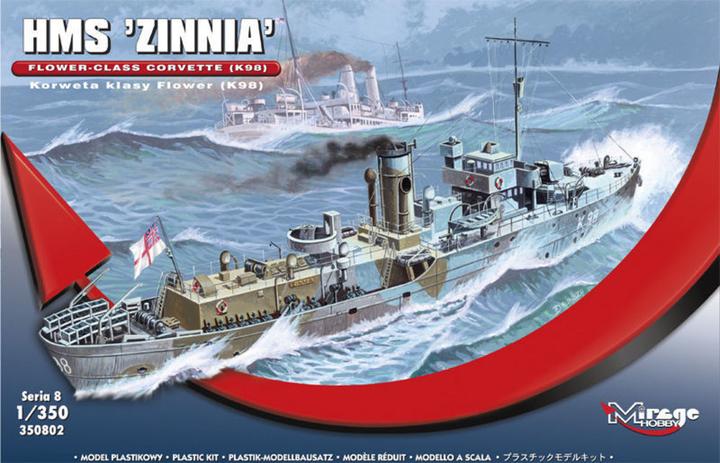 Actual product image Mirage Hobby HMS "Zinnia" Flower-Class Corvette K98