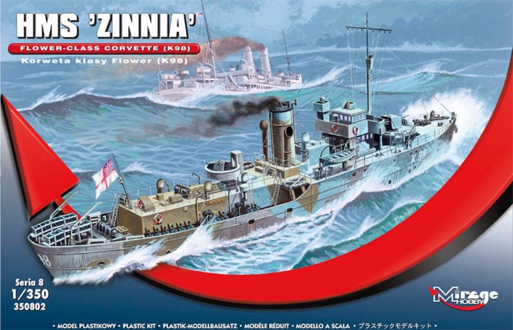 Produktbild Mirage Hobby HMS "Zinnia" Flower-Class Corvette K98