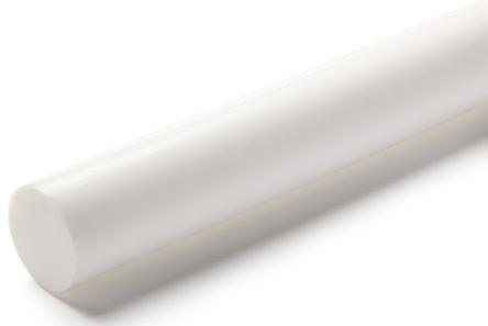 Actual product image Rs Pro PTFE plastic rod stock,1m L 32mm dia