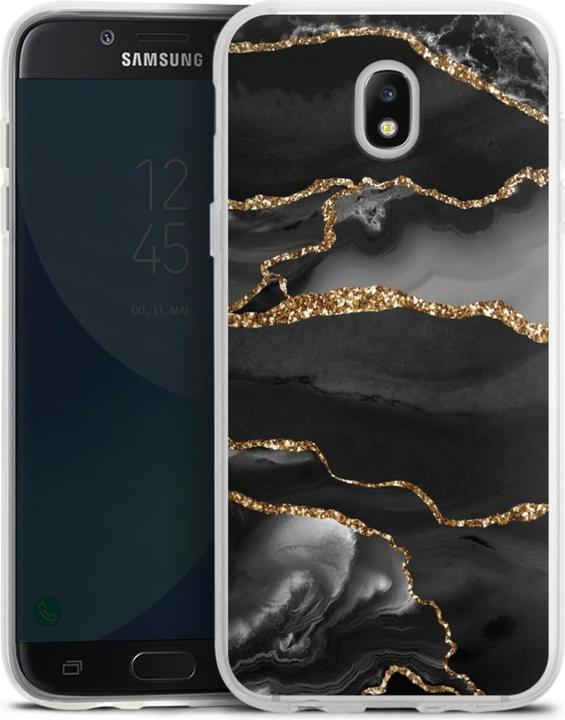 Produktbild DeinDesign Silikon Hülle für Samsung Galaxy J5 (2017) Handyhülle Case Smartphone Schutzhülle Glitzer Look (Samsung Galaxy J5 (2017))