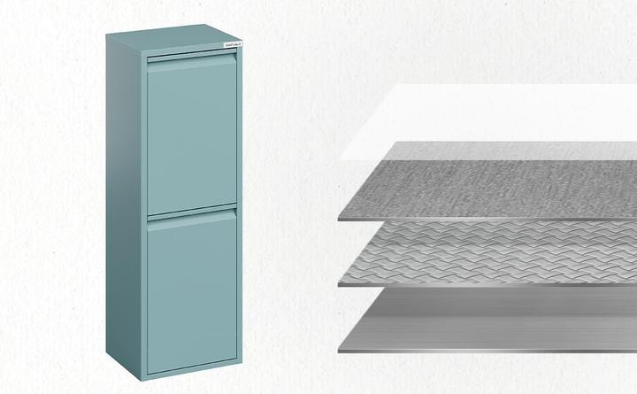 Produktbild Veehaus Mülleimer mit Klappen (2 x 15 L) (30 l)