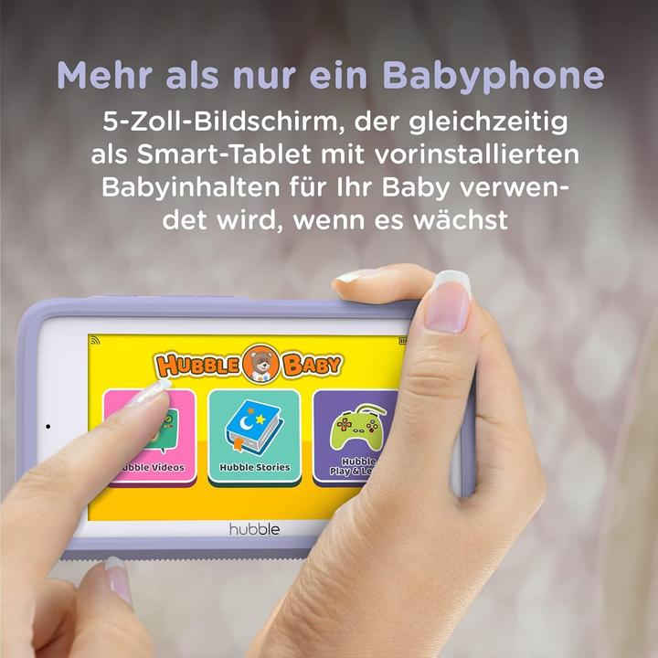 Actual product image Hubble Connected Premium Baby Monitor with Camera, 5-Inch Touchscreen, Night Vision, Two-Way Talk, Privacy Mode (Video & Audio)