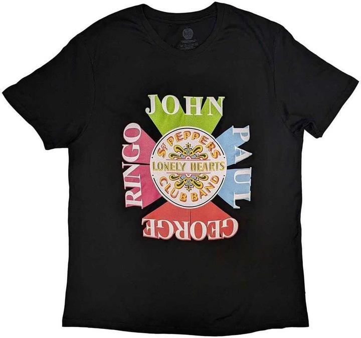 Produktbild The Beatles Erwachsene Sgt Pepper Drum Names TShirt (XL)
