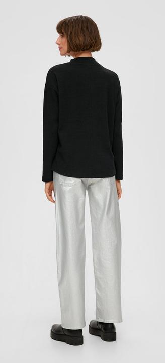 Produktbild s.Oliver Sweatshirt Doubleface-Sweatshirt mit Musterstruktur (38)