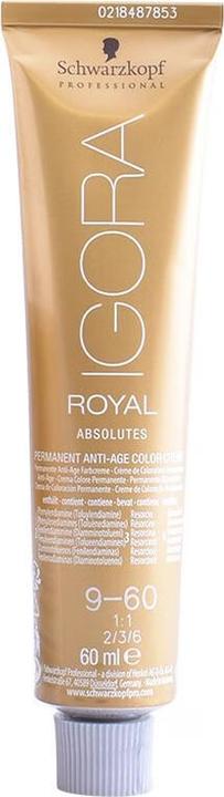 Actual product image Schwarzkopf Professional Igora Royal - 9-60 Extra Light Blonde Chocolate Natural (Blond, Brown)