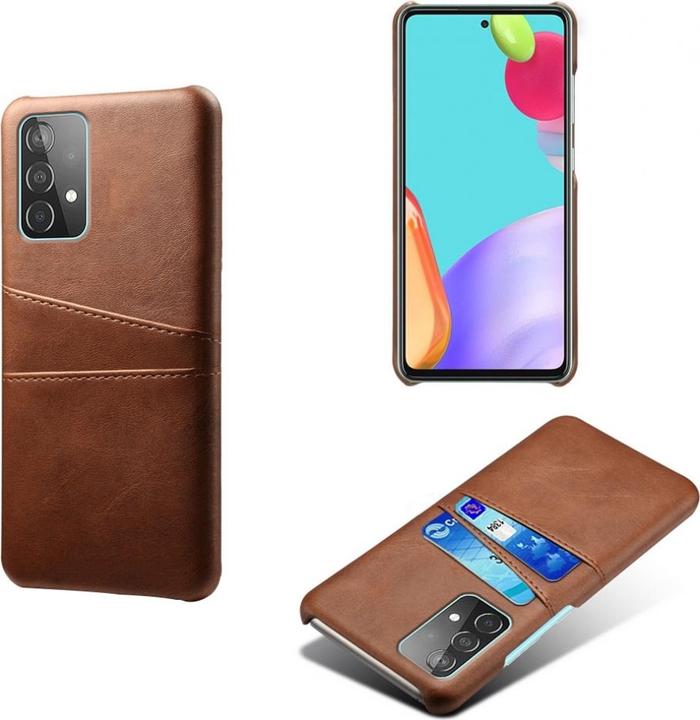 Produktbild Screenguard Samsung Galaxy A52 CardCaddy Leder Backcase mit Kartenfächern (Samsung Galaxy A52)