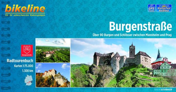 Bikeline Radtourenbuch Burgenstrasse 1 : 75.000 (German, Esterbauer publishing house, 2013)