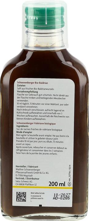 Produktbild Schönenberger Baldrian