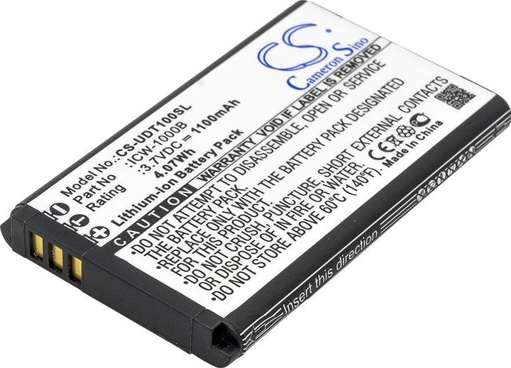 Actual product image AccuCell Battery NCOM ICW-1000B, ICW-1000G, UNIDATA ICW-1000G, WPU-7700