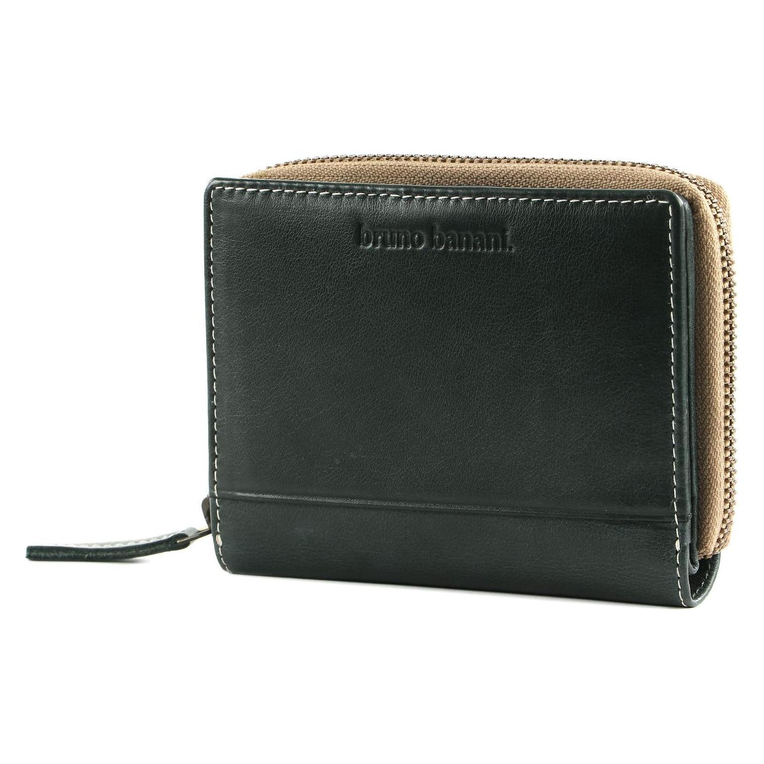 Bruno Banani, Unisex, Portemonnaie, Wallet Zip With Flap, Schwarz