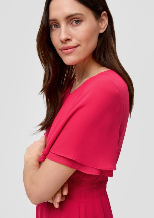 Produktbild s.Oliver Kleid Chiffonkleid mit Raffung (34)