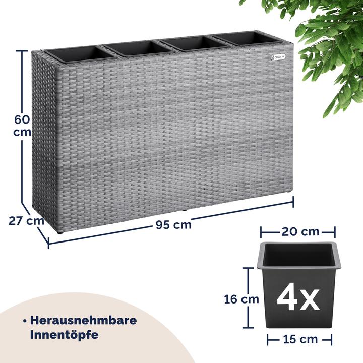 Produktbild Casaria Blumentopf (29.50 cm)