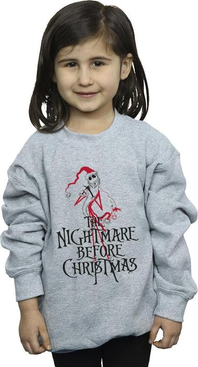 Produktbild Disney The Nightmare Before Christmas Santa Sweatshirt Mädchen (140, 146)