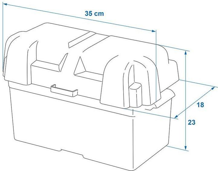 Image du produit ProPlus Batteriebox 35x18x23cm