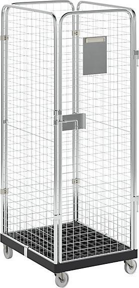 Produktbild eurokraft basic Rollbehälter mit Gitterwänden (500 kg)