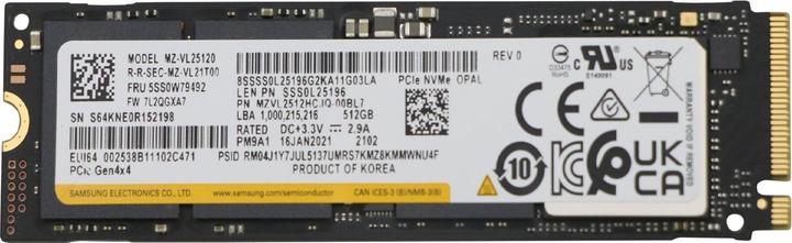 Productafbeelding Lenovo SSD M.2 2280PCIe NVMe (512 GB, M.2 2280)