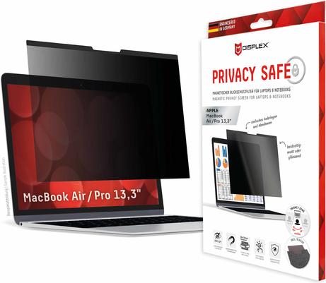 Displex Privacy Safe, Laptop Blickschutzfilter (13.30", 16:9)
