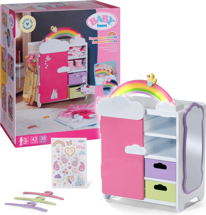 Produktbild Zapf Creation Regenbogen Schrank