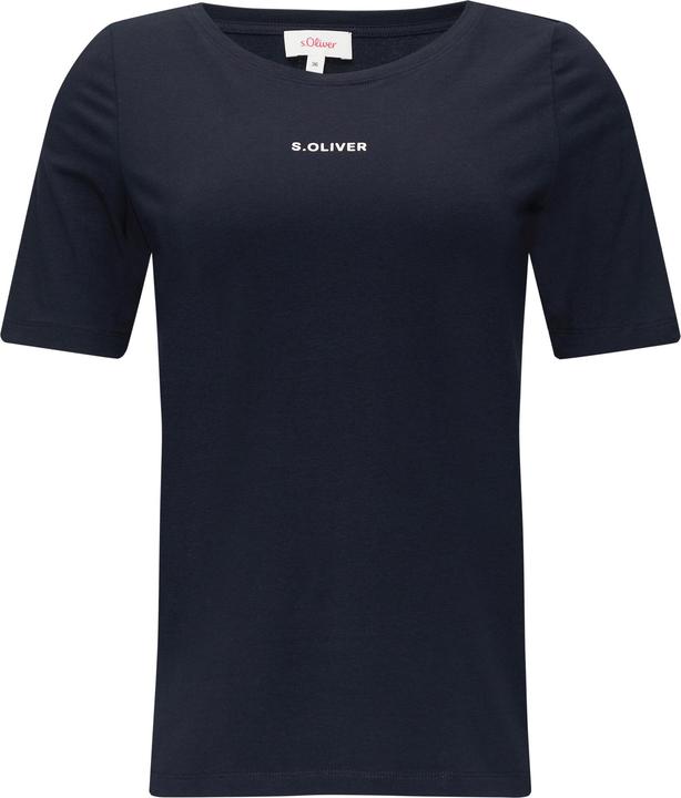 Produktbild S.Oliver T-Shirt Elastisches T-Shirt mit Logo-Print (46)