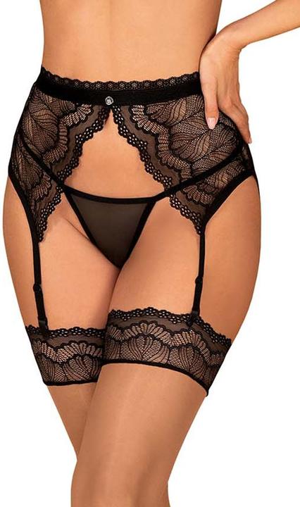 Produktbild Obsessive Isabellia Spitze Strumpfgürtel Schwarz (M, S)
