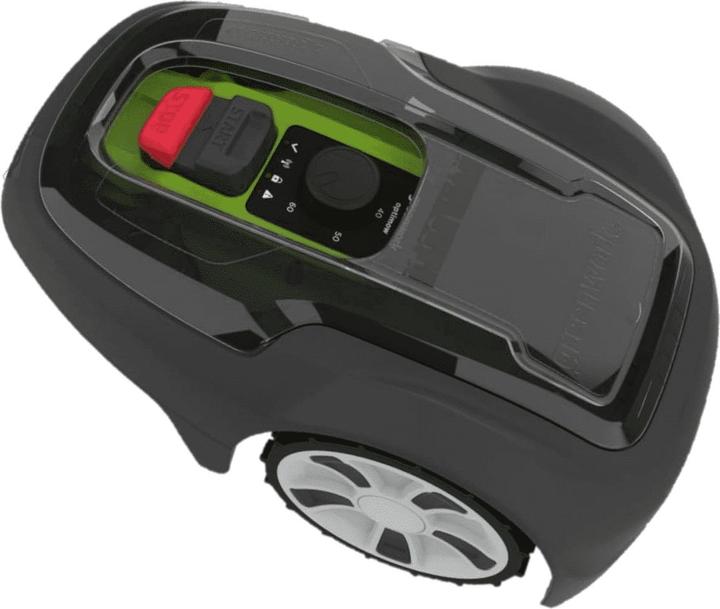 Actual product image Greenworks 2513107, robotic lawnmower, 750 m², 17 cm, 2 cm, 6 cm, 750 m² (750 m², Boundary wire)