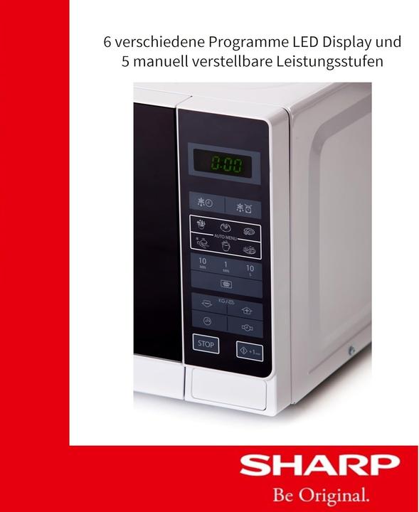 Image du produit Sharp R242WW Mikrowelle (20 l)