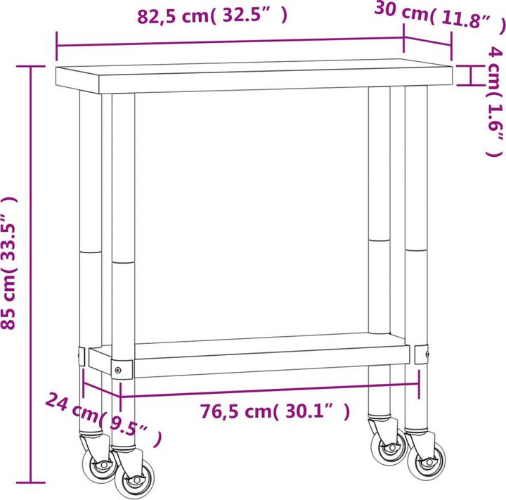 Immagine prodotto VidaXL Morillo (55 cm, 82.50 cm)