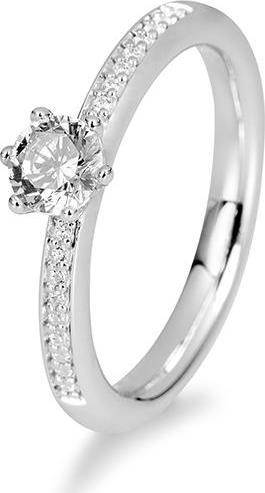 Immagine prodotto Breuning Anello di fidanzamento con pavé (57, 585/14 K Oro)