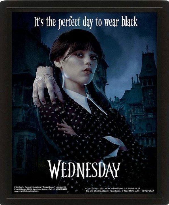 Image du produit Pyramid Wednesday poster encadré effet 3D Perfect Day 26 x 20 cm (26 x 20 cm)