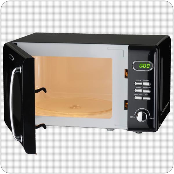 Actual product image Wolkenstein Mikrowelle WMW720 B BxHxT 45,1 x 25,6 x 36,1 cm (20 l)