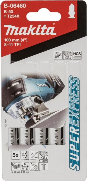 Productafbeelding Makita Decoupeerzaagblad B-50 Hout 5st