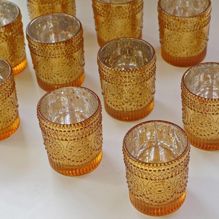 Actual product image Vohocandle Teelichthalter-Set aus Quecksilberglas (12 Stück)