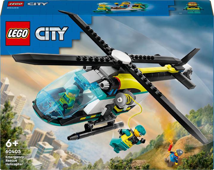 Immagine prodotto LEGO Elicottero di soccorso (60405, LEGO City)