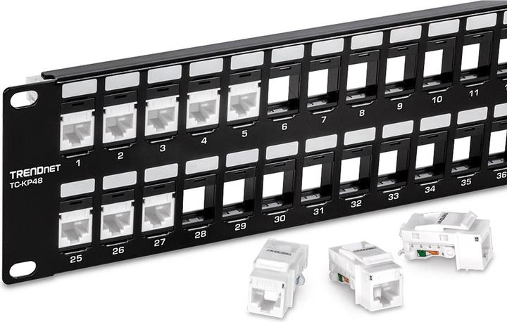 Image du produit Trendnet TC-KP48 Panneau de brassage (plaque d'obturation)