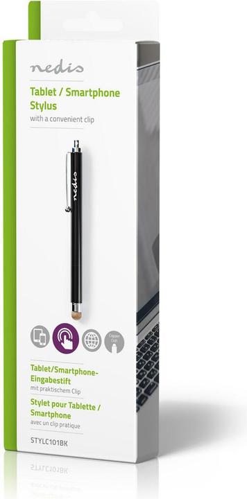 Actual product image Nedis Needle | Used for: Smartphone / Tablet | Copper cloth tip | 1 piece | with clip | Ball Scream