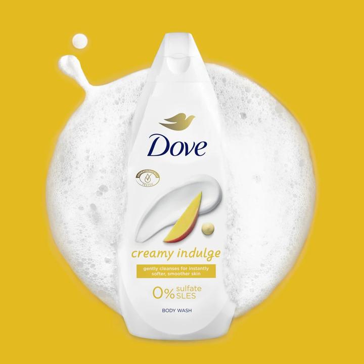 Actual product image Dove Creamy Indulge Shower Gel (450 ml)