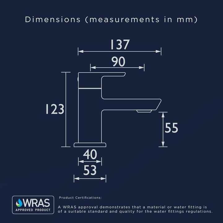 Image du produit Bristan Robinetterie de lavabo moderne noire avec garantie prolongée et service client primé