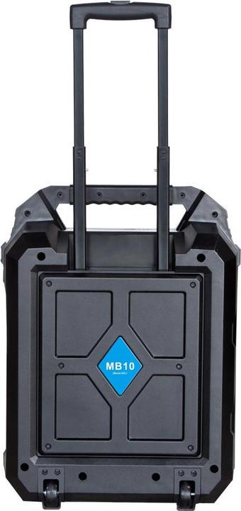 Actual product image Blaupunkt Audio System MB10 BT-MP3-RADIO-USB-SD-KARAOKE-MICROPHONE-PILOT-AUX-600W (3.50 h, Rechargeable battery operated)