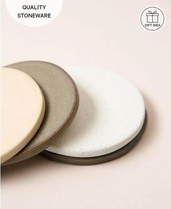 Produktbild Esmée Set Keramikuntersetzer (4 x, Glasuntersetzer)