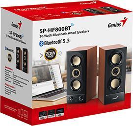 Produktbild Genius SP-HF800BT Bluetooth-Lautsprecher Holz (20 W)
