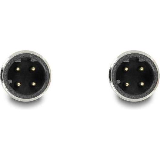 Thumbnail - Delock M12 Kabel D-kodiert 4 Pin Stecker zu Stecker PUR (TPU) 2 m (SF/UTP, 2 m), Netzwerkkabel