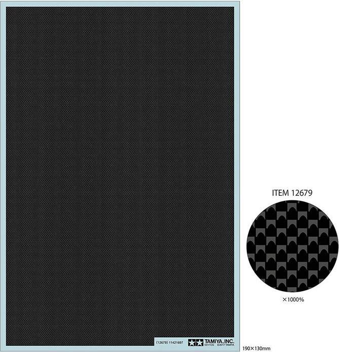 Produktbild Tamiya Carbon Decal Plain F