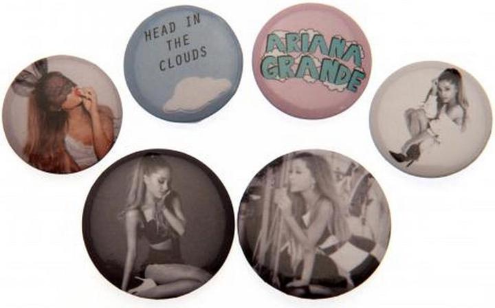Image du produit Ariana Grande Kit de badges (pack de 6)