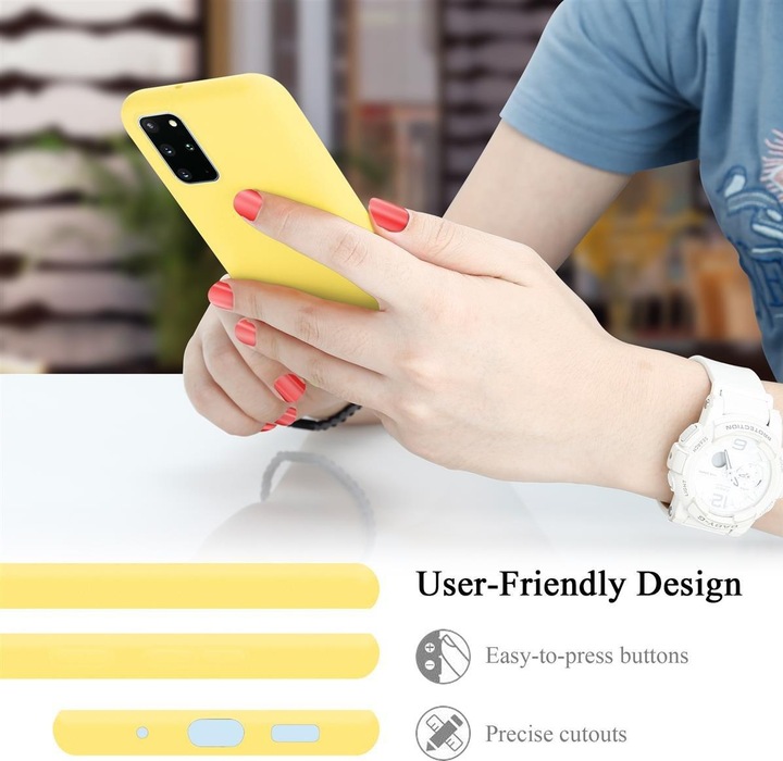 Produktbild Cadorabo TPU Liquid Silicone Case Cover (Samsung Galaxy S20+)