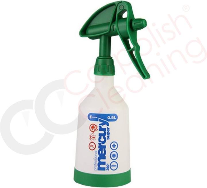 Produktbild Kwazar 9120067361422 Sprühflasche Mercury Super 360 Pro plus 0,5 L, weiss/grün, 8,9 x 8,9 x 29 cm (0.50 l)