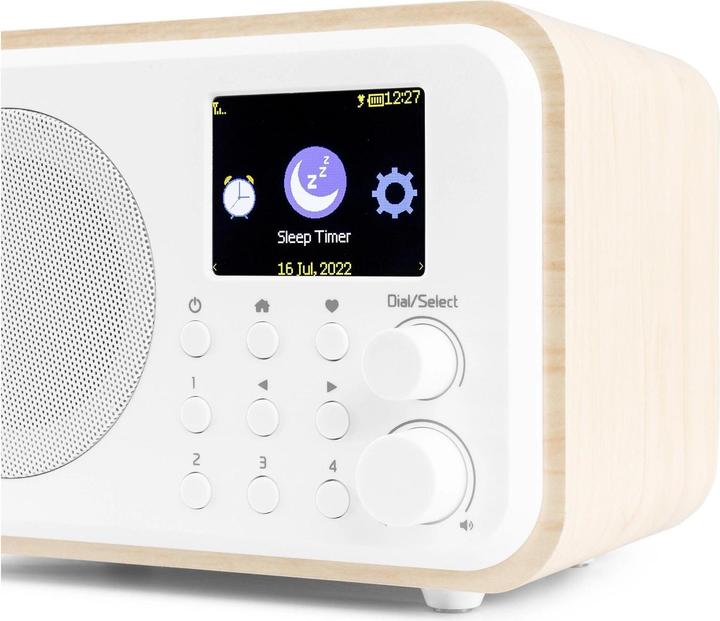 Produktbild Audizio DAB+ Radio Vicenza Weiss, Radio Tuner: Internetradio, FM (Internetradio, DAB+, FM, Bluetooth, WLAN)