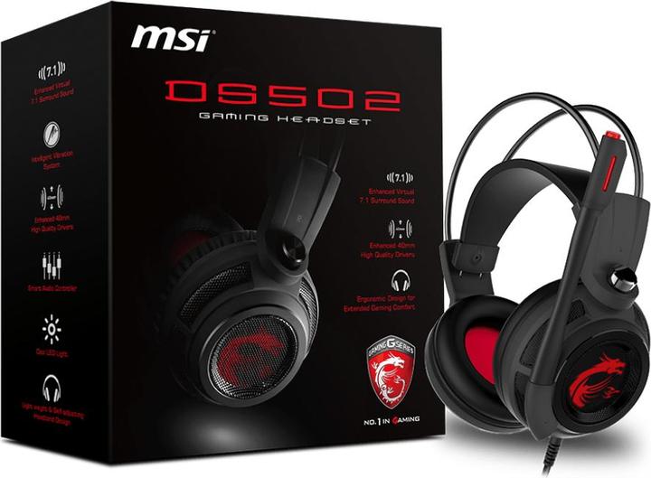 Produktbild MSI H991 Gaming Headset, schwarz (Kabelgebunden)