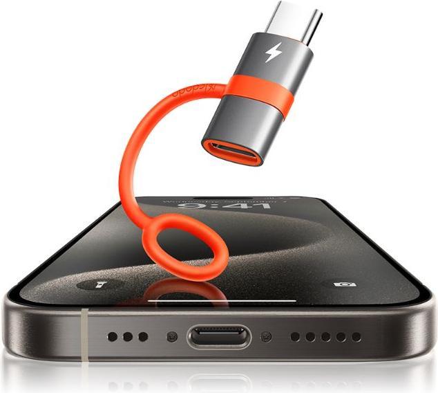 Actual product image Mcdodo Lightning to USB-C adapter (Lightning, USB-C)