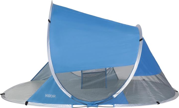 Actual product image Koor Beach Tent Pop-Up M, Blue (beach tent, 1.40 kg, 2 persons)